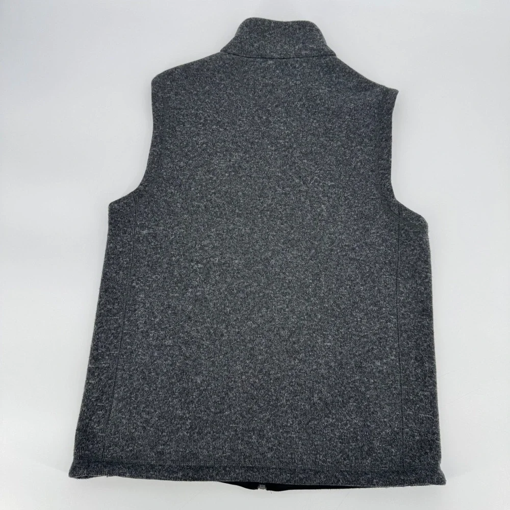 Polo Ralph Lauren Performance Full Zip Fleece‎ Vest Men S Gray Heather Knit Zip